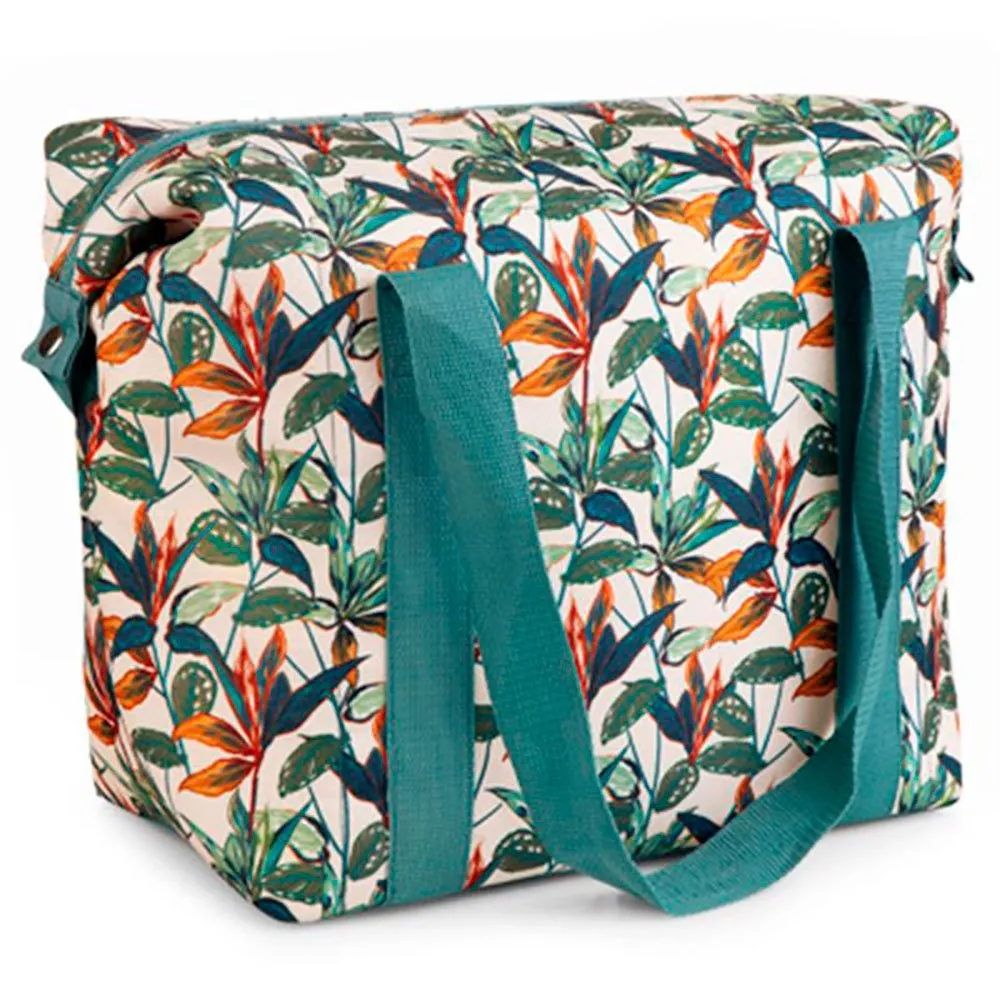 Spokey Eco Way 21l Mjuk Bärbar Kylväska, Green, One Size
