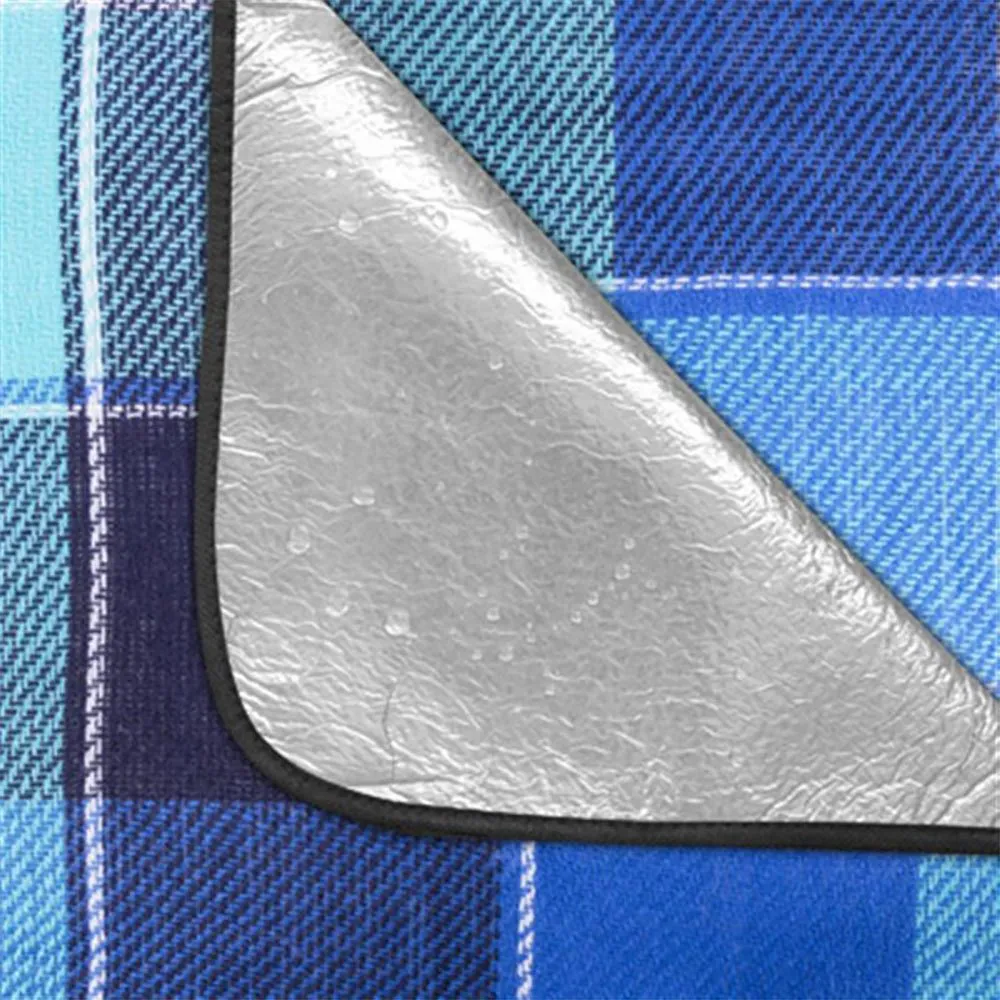 Spokey Flannel Picknickfilt, Blue, 180 x 150cm