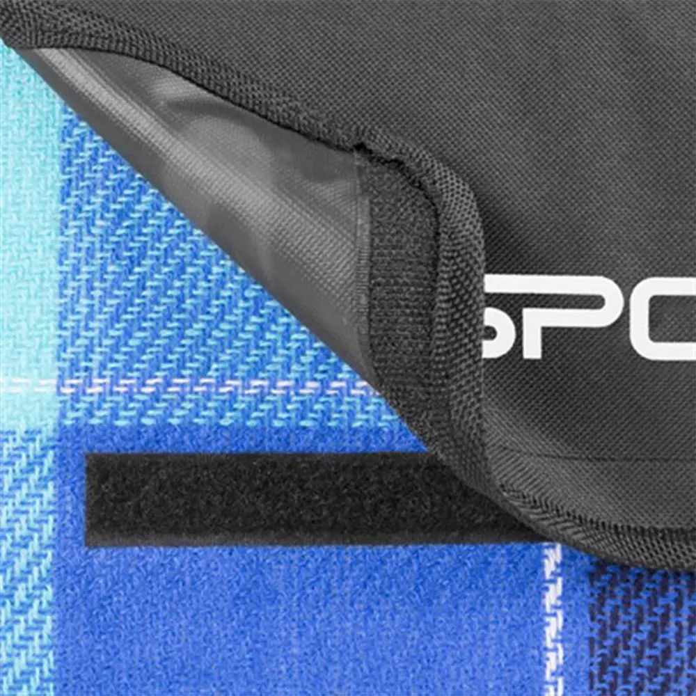 Spokey Flannel Picknickfilt, Blue, 180 x 150cm