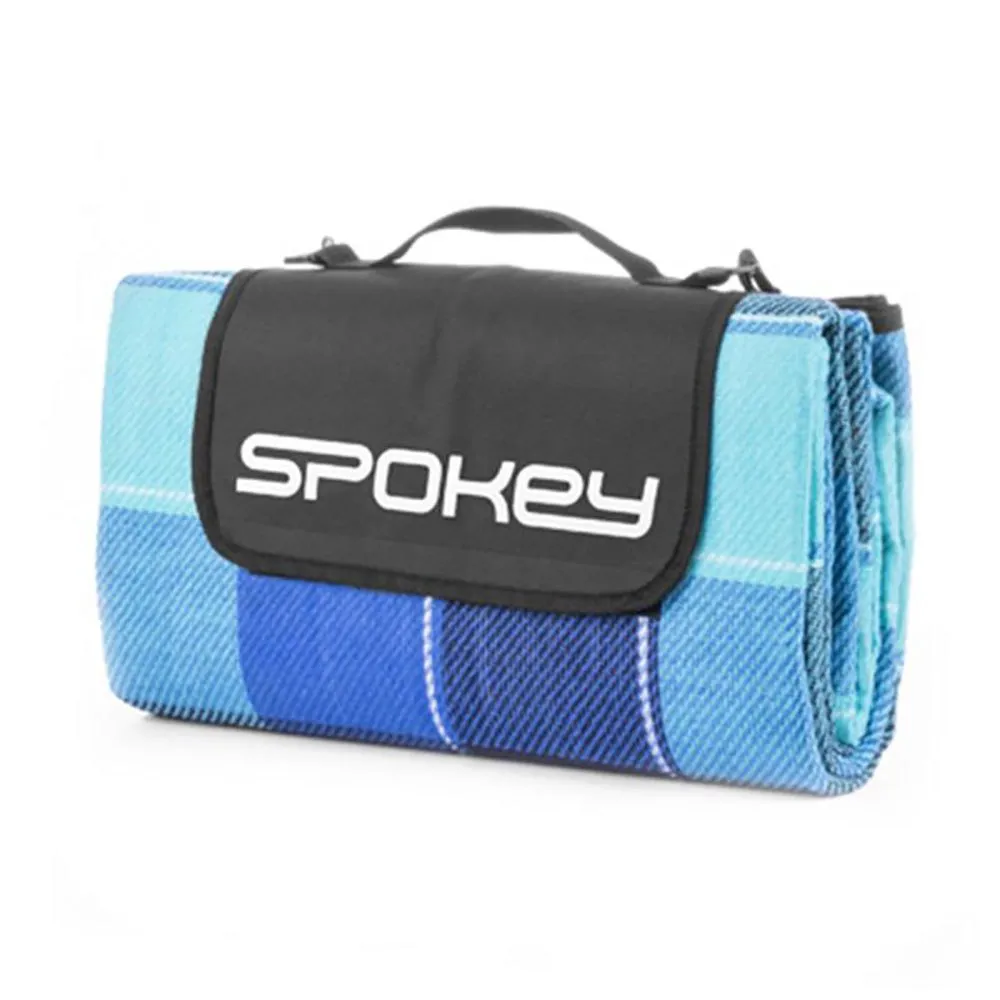 Spokey Flannel Picknickfilt, Blue, 180 x 150cm