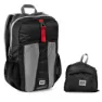 Spokey Hidden Peak 18l Ryggsäck, Black / red