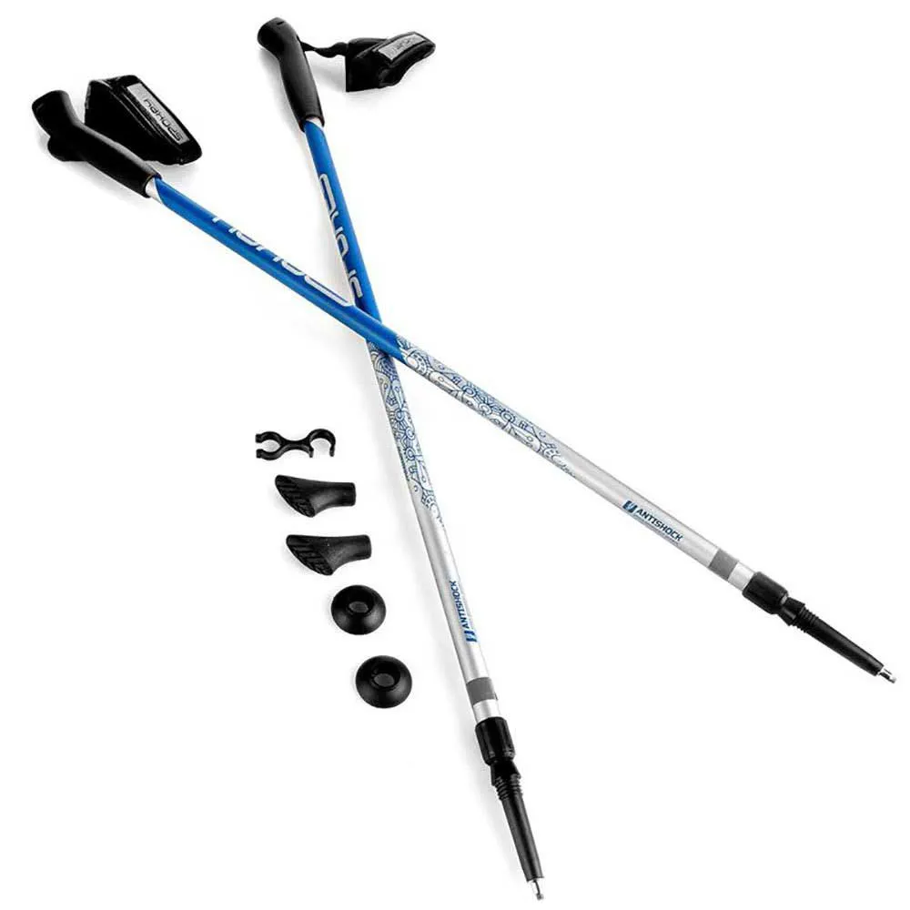 Spokey Meadow Stavar, Silver / black, 105-140cm