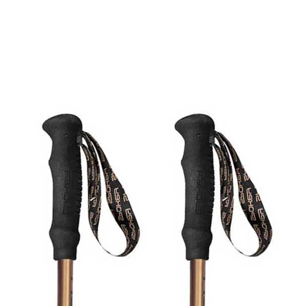 Spokey Quick Stavar, Black / brown, 115-135cm