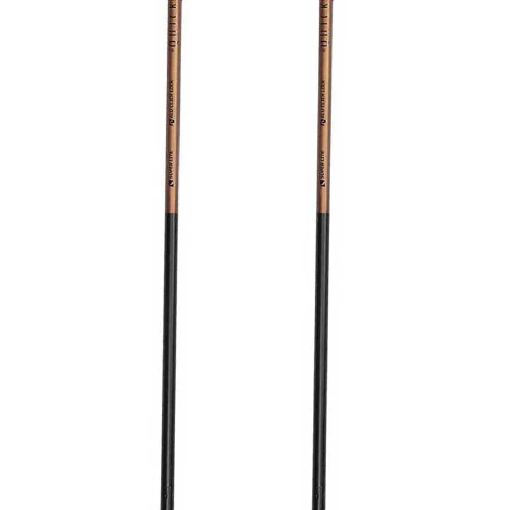 Spokey Quick Stavar, Black / brown, 115-135cm