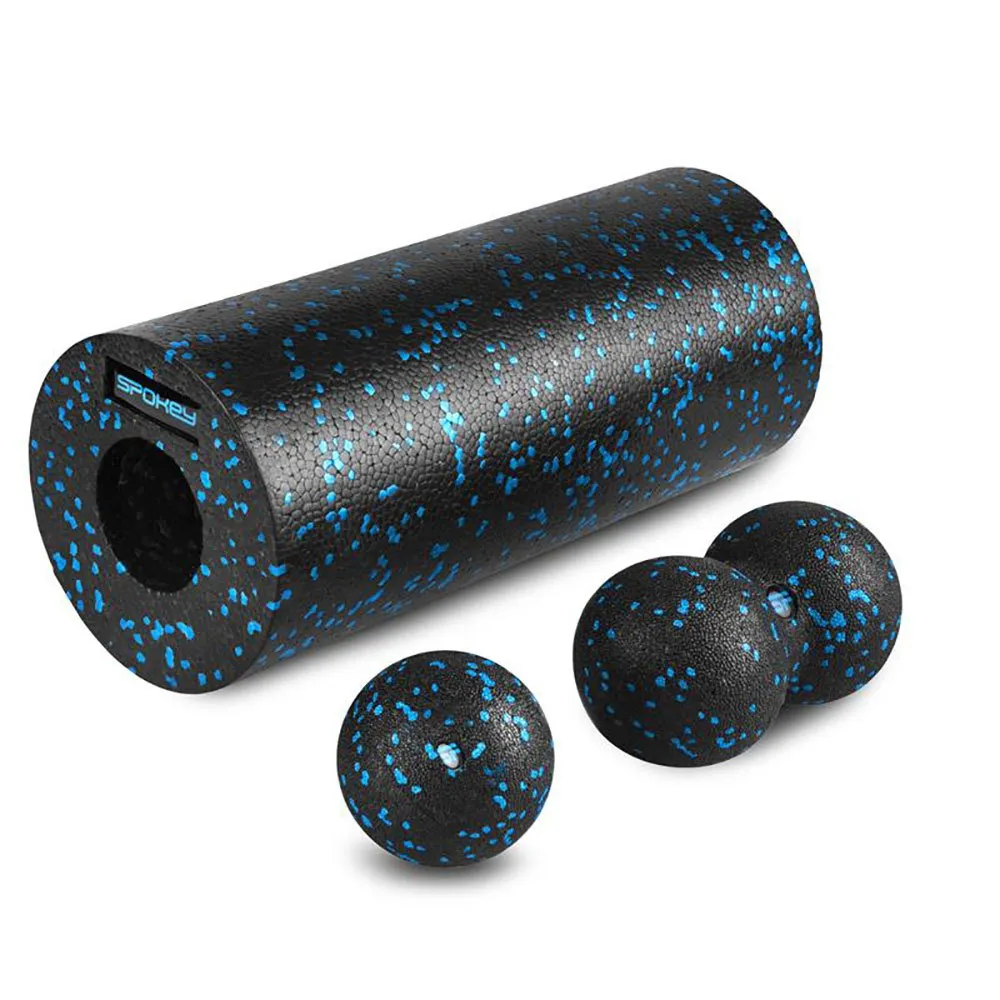 Spokey Rullo Massage Rulle, Black / dark blue, One Size