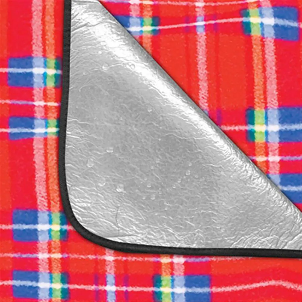 Spokey Tartan Picknickfilt, Red, 150 x 180cm