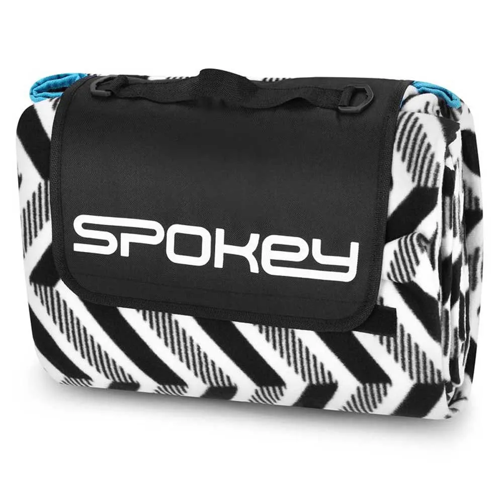 Spokey Zigzag Picknickfilt, Black / white, 210 x 180cm