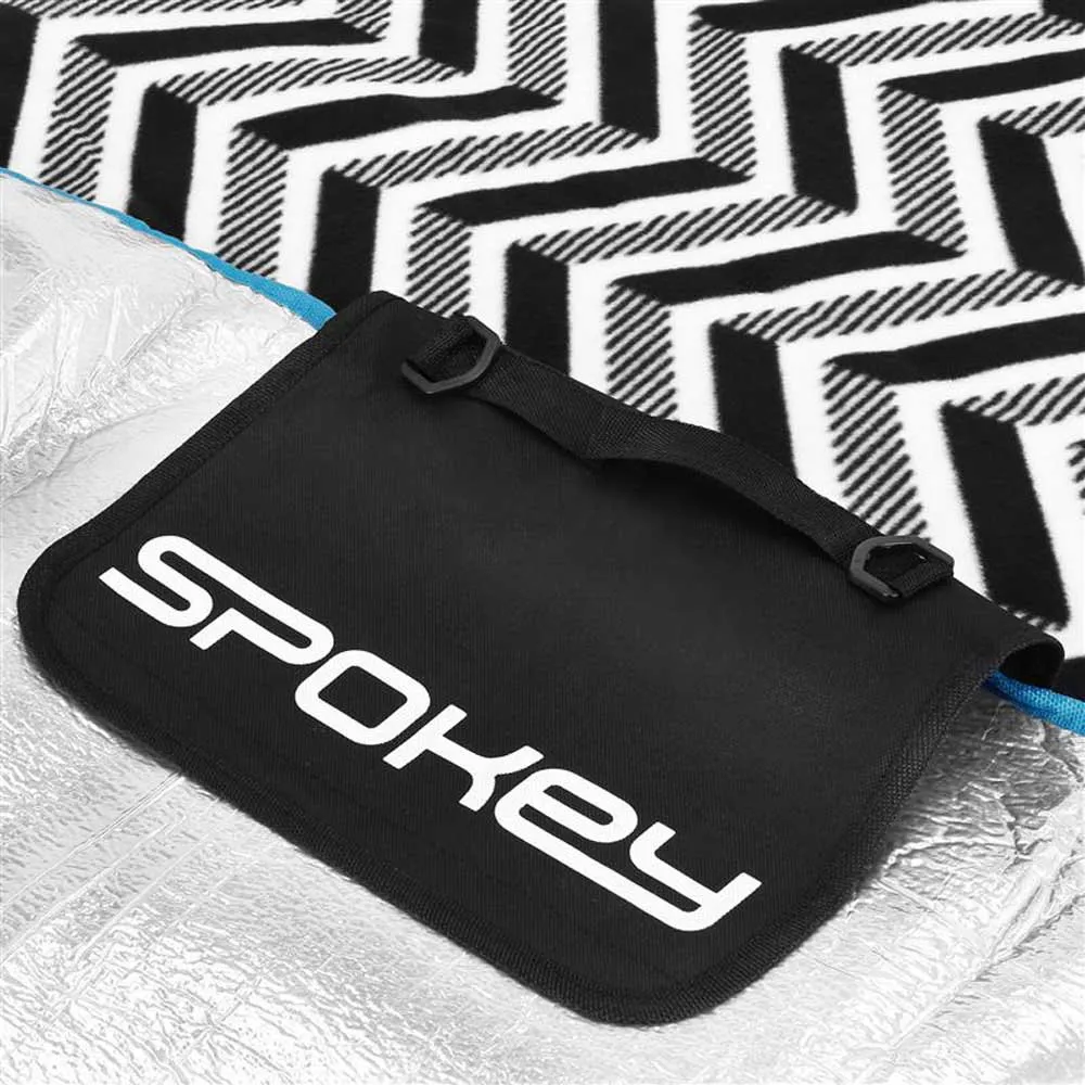 Spokey Zigzag Picknickfilt, Black / white, 210 x 180cm