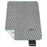 Spokey Zigzag Picknickfilt, Black / white, 210 x 180cm