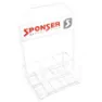 SPONSER 6 Flaskhållare, Clear, One Size