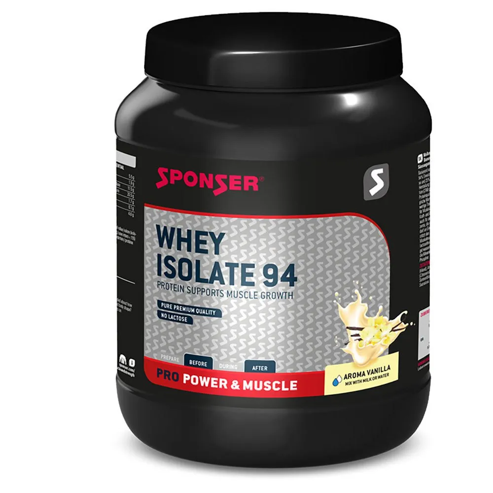 SPONSER 94 Vassleproteinisolat Vanilj 850g, Multicolor, One Size