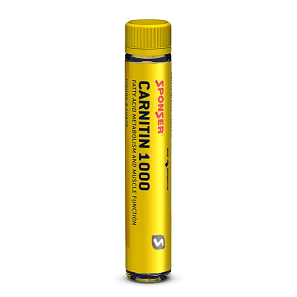 SPONSER Carnitin 1000 Kosttillskottslåda Persika 25ml 30 Enheter, Multicolor, One Size