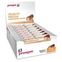 SPONSER Crunchy Proteinbarslåda Hallon 50g 12 Enheter SPONSER Crunchy Proteinbarslåda Hallon 50g 12 Enheter