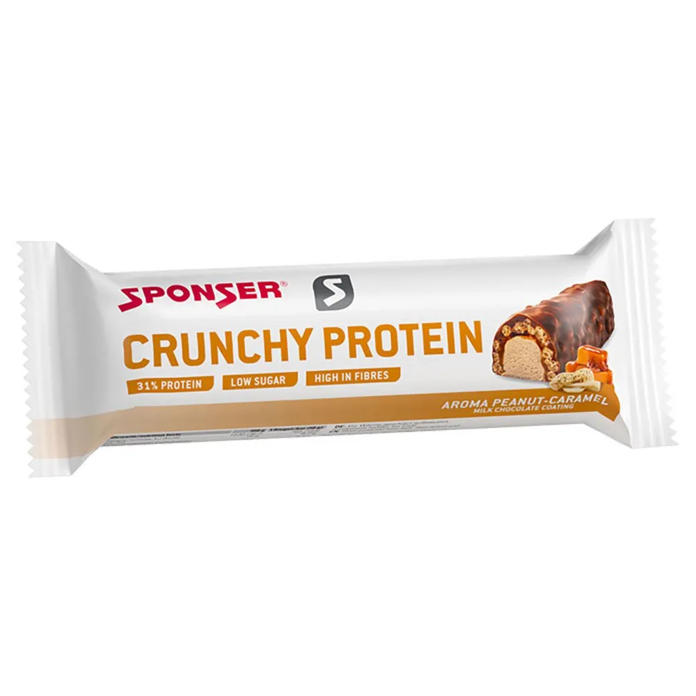 SPONSER Crunchy Proteinbarslåda Jordnöt & Kola 50g 12 Enheter, Multicolor, One Size