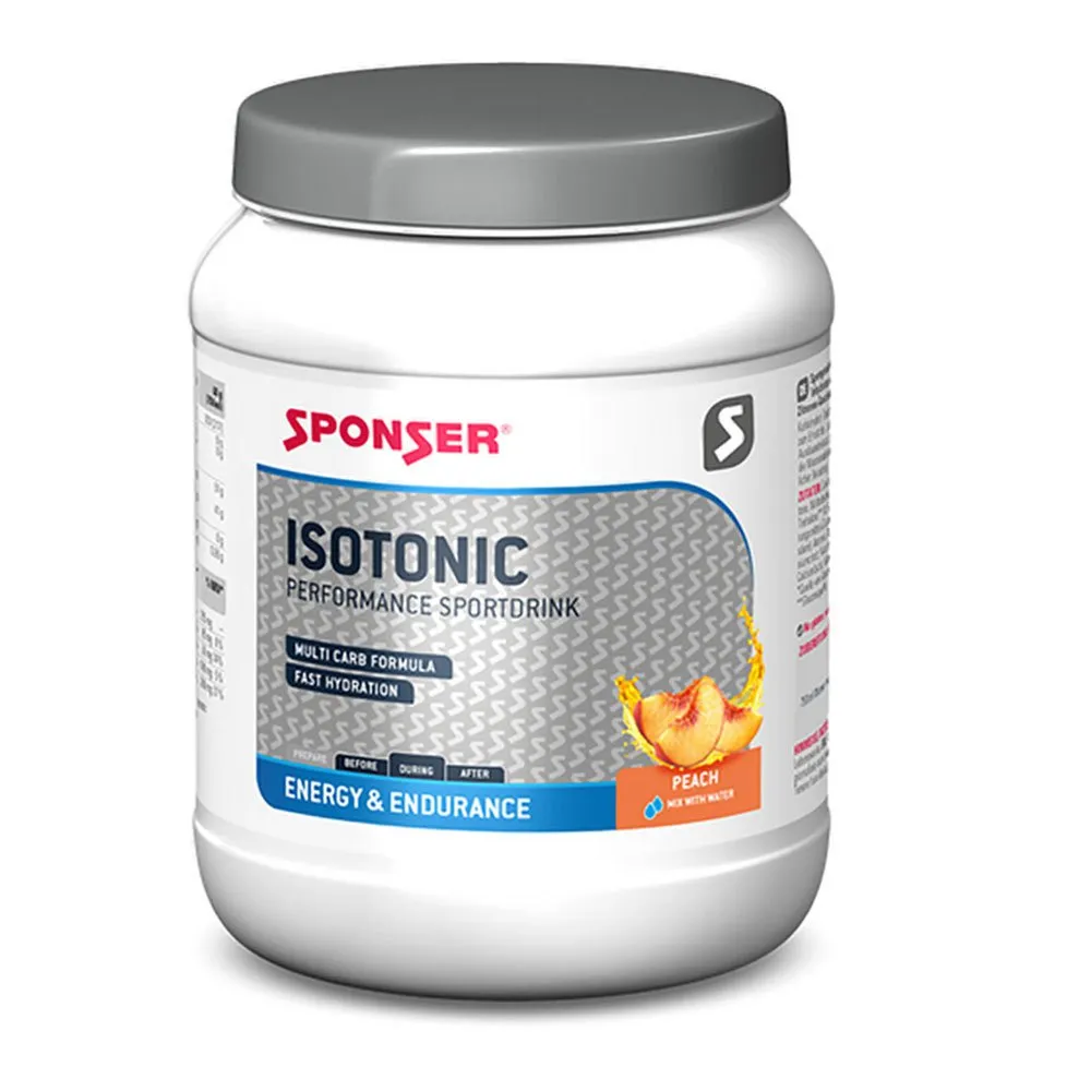 SPONSER Isotonisk Pulverdryck Persika 1000g, Multicolor, One Size