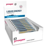 SPONSER Liquid Plus Låda Med Energigeler 70g 18 Enheter SPONSER Liquid Plus Låda Med Energigeler 70g 18 Enheter