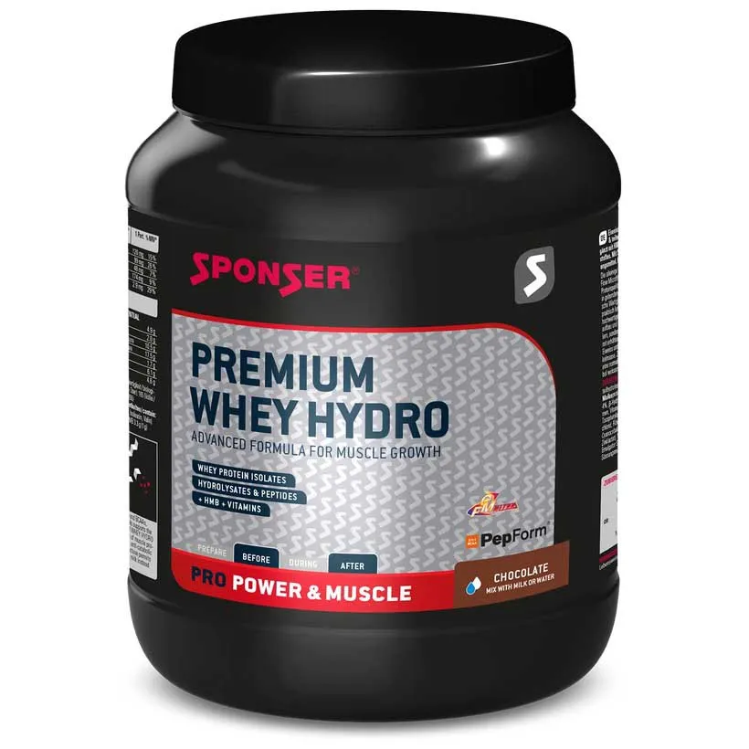 SPONSER Premium Vassleprotein Choklad 850g, Multicolor, One Size