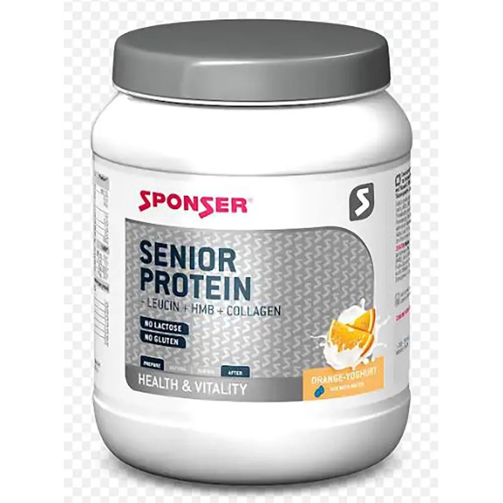 SPONSER Senior Proteinpulver För Dryck Yoghurt Och Apelsin 455g, Multicolor, One Size