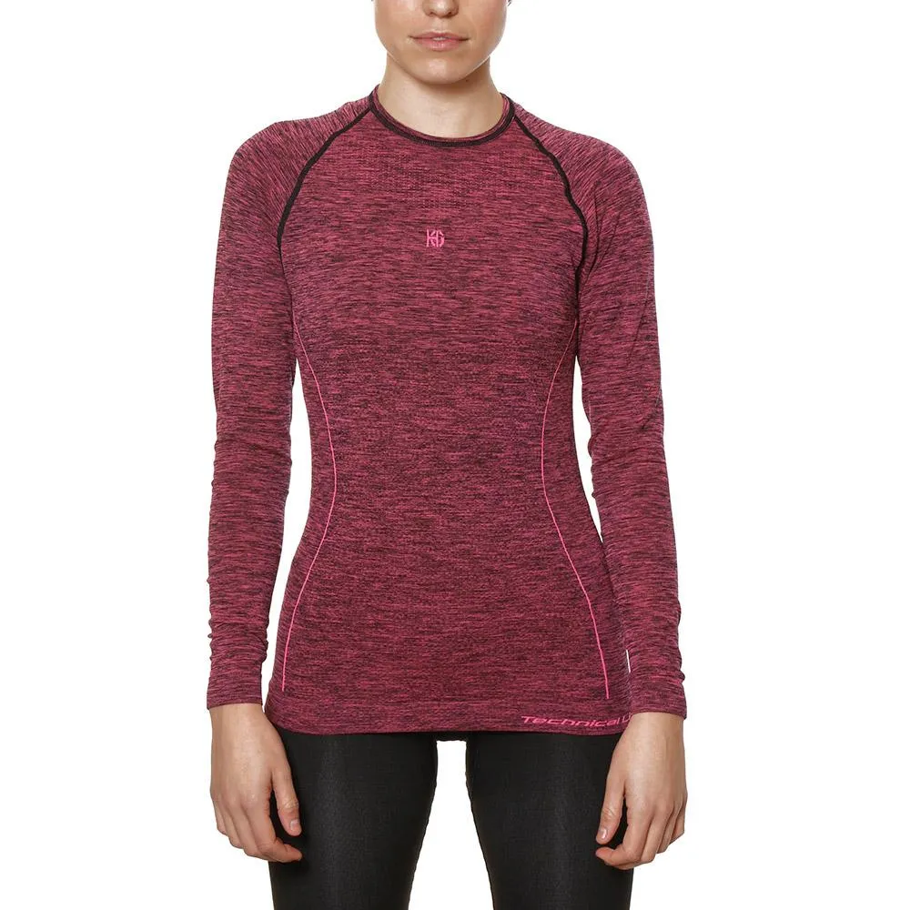 Sport Hg Boreal T-shirt Med Lång ärm female, Black / magenta