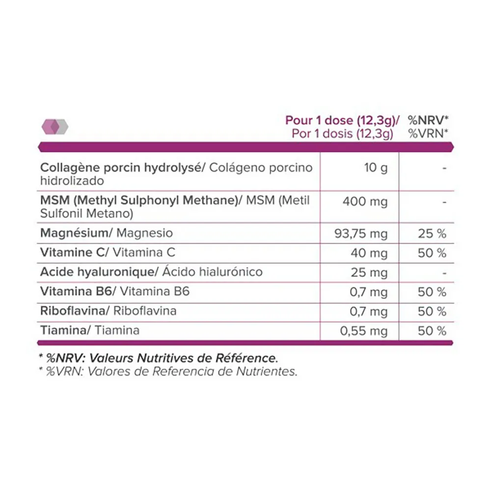 Sportdone Kollagenpulver Jordgubbe 368g, One size