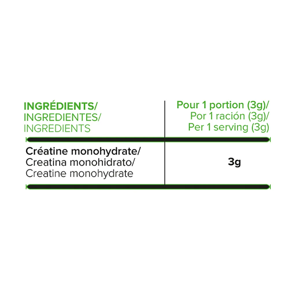 Sportdone Monohydrate Kreatinpulver 500g, One size