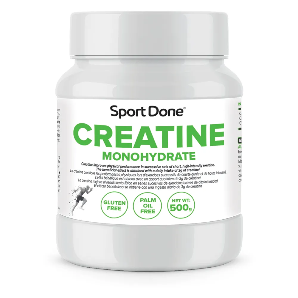Sportdone Monohydrate Kreatinpulver 500g, One size
