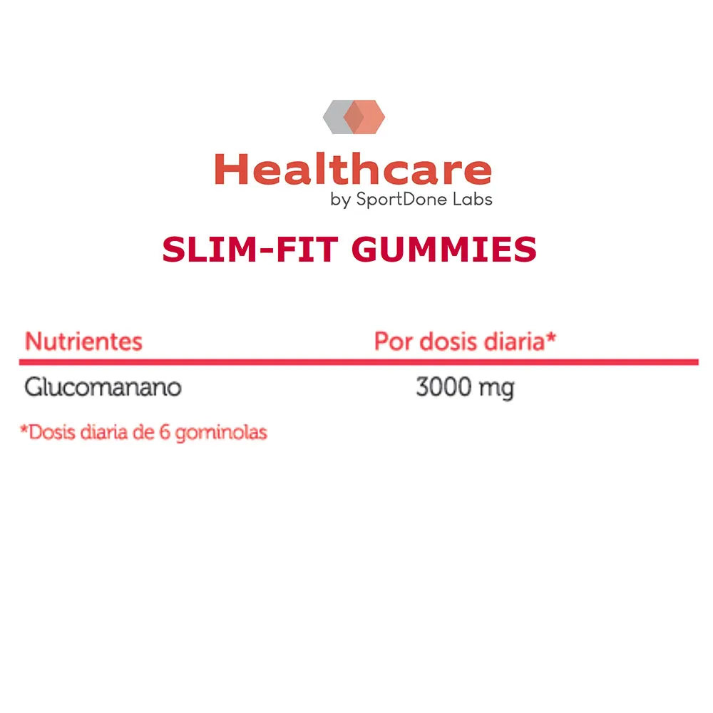 Sportdone Slimfit Hjälper Dig Att Gå Ner I Vikt Smak 42 Gummies Röda Frukter, One size