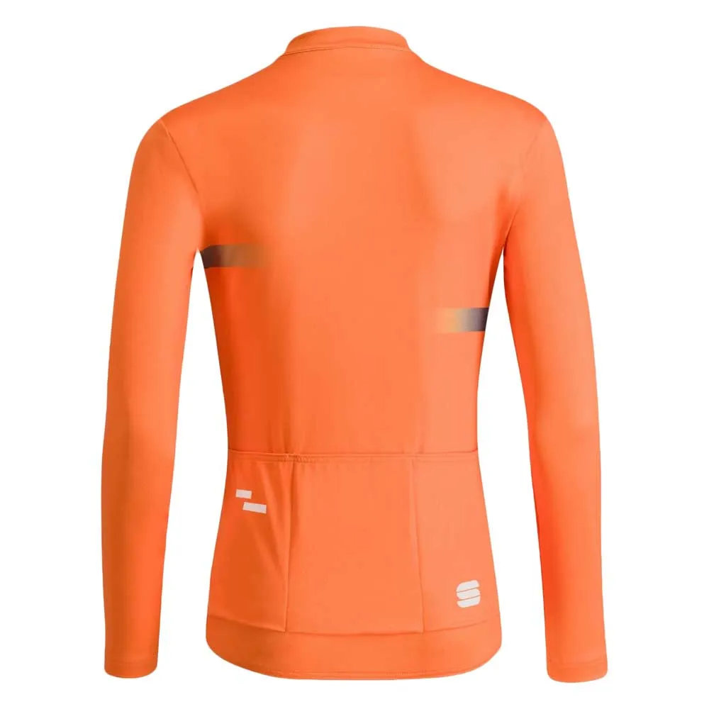 Sportful Gruppetto Thermal Långärmad Trikå, Red / orange