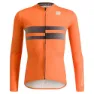Sportful Gruppetto Thermal Långärmad Trikå, Red / orange