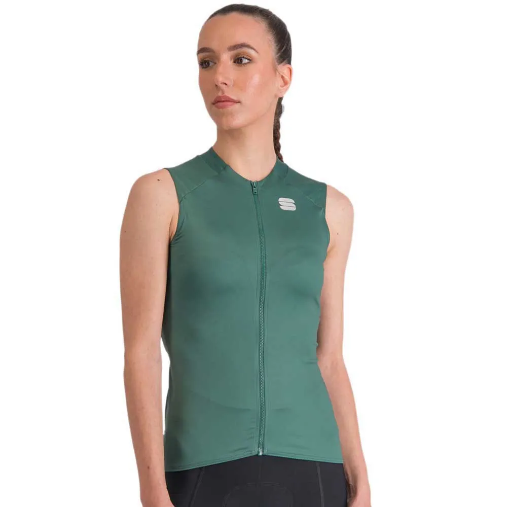 Sportful Matchy Ärmlös Cykeltröja, Shrub green, S