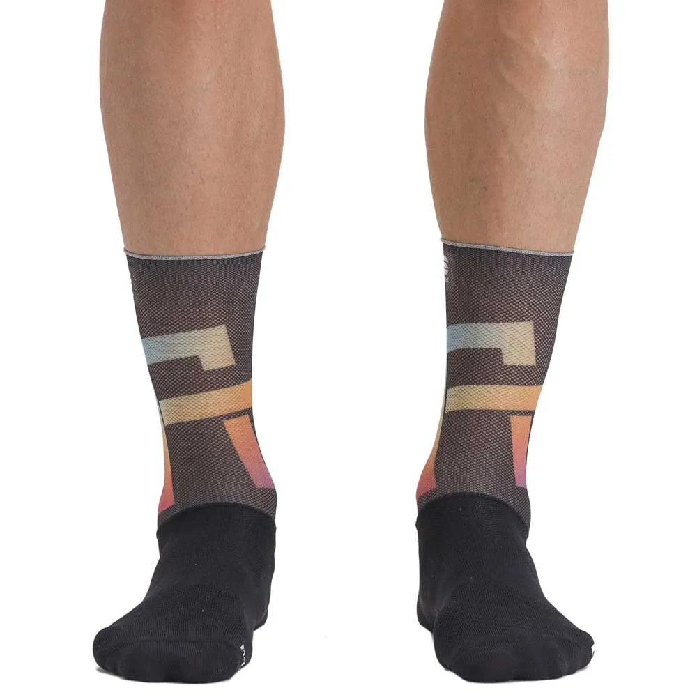 Sportful Peter Sagan Half Långa Strumpor, Black Sportful Peter Sagan Half Långa Strumpor, Black