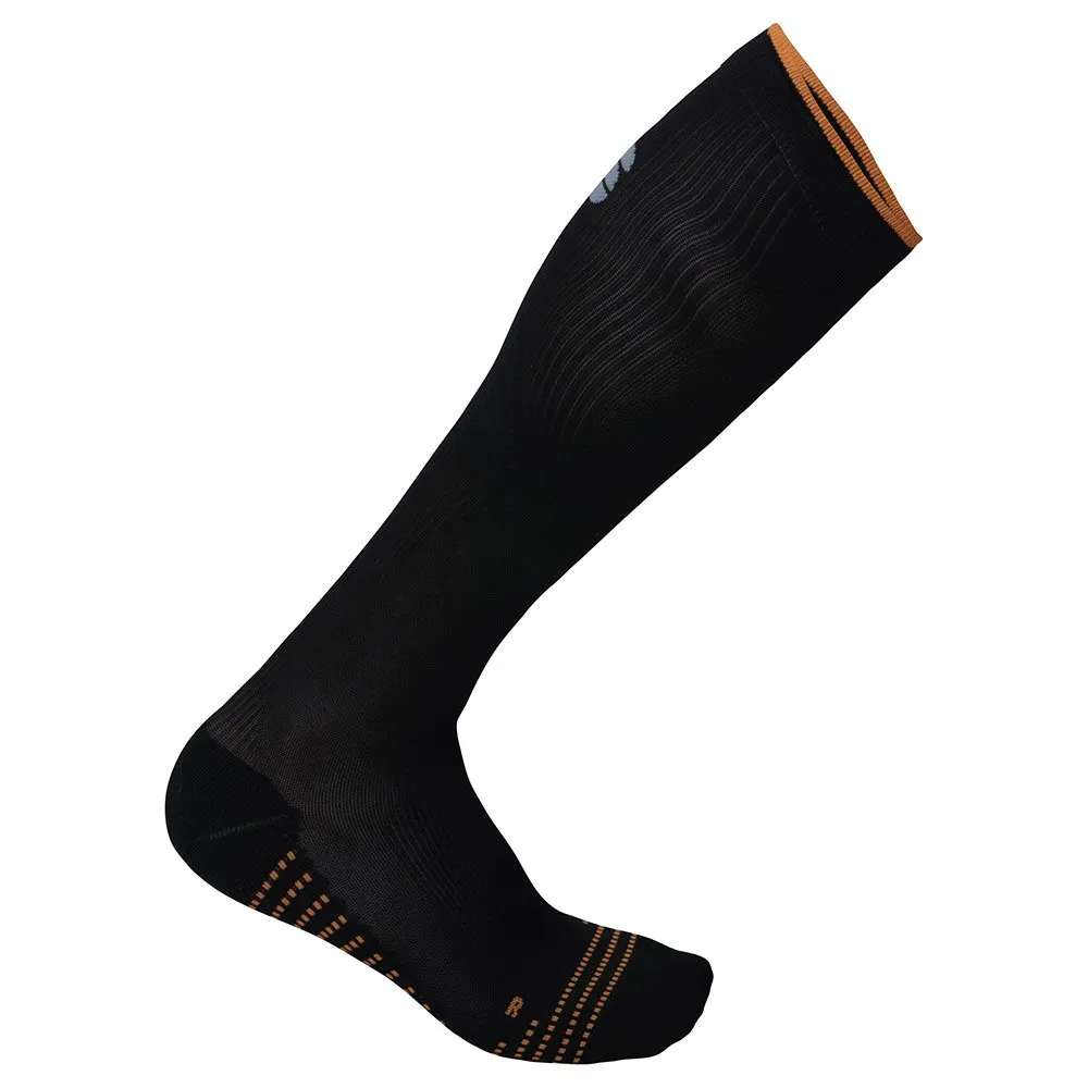 Sportful Recovery Strumpor, Black / orange sdr