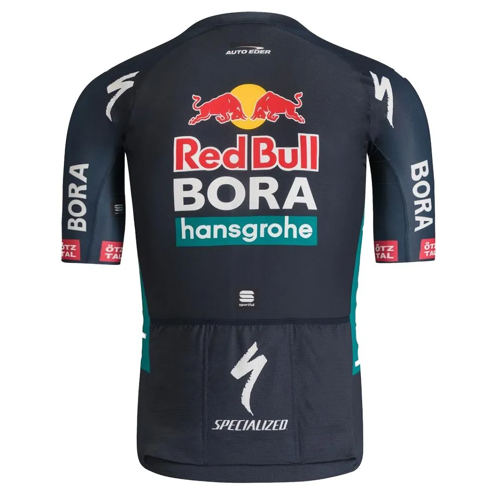 Sportful Red Bull Bora-hansgrohe 2024 Korta ärmar Cykeltröja, Racing blue