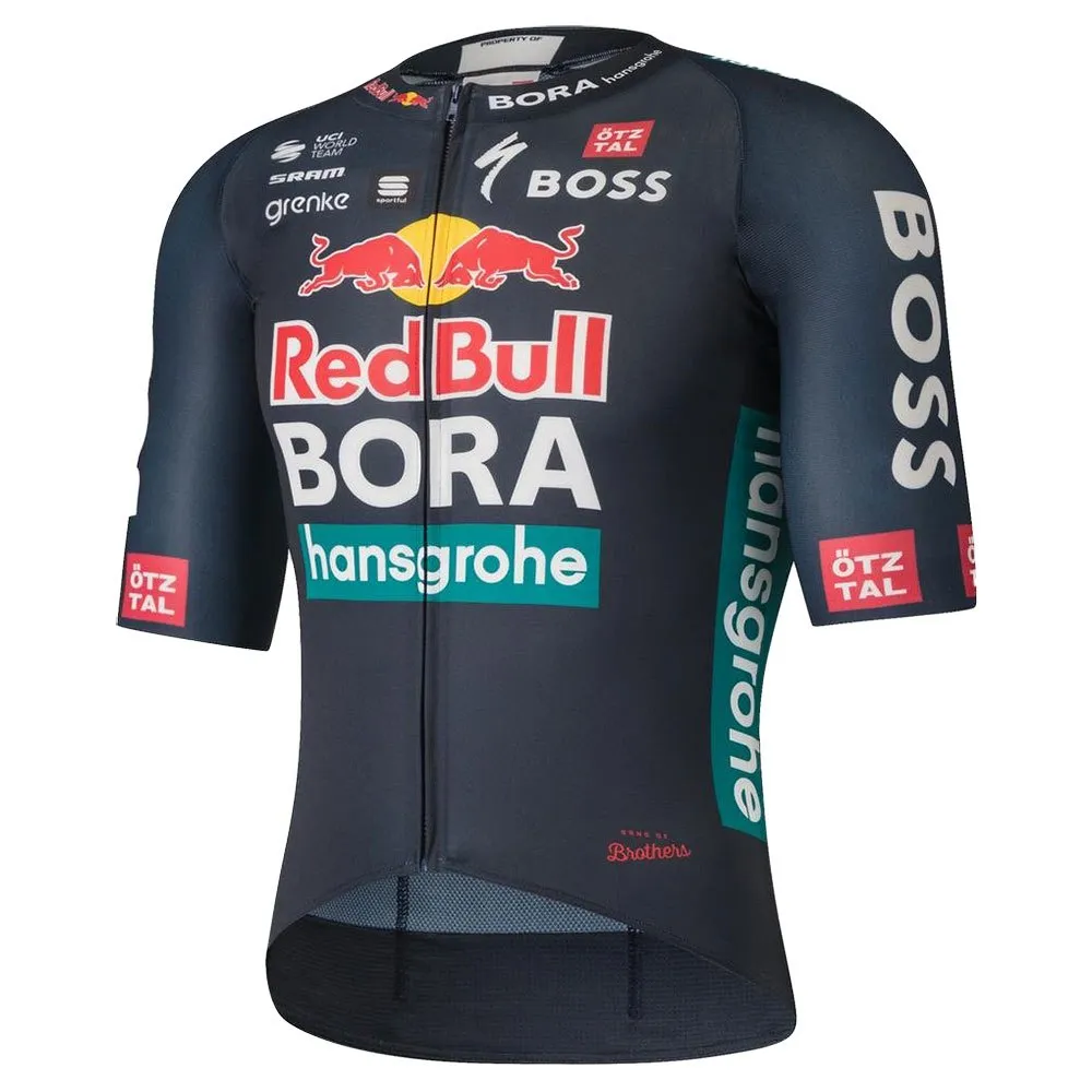 Sportful Red Bull Bora-hansgrohe 2024 Korta ärmar Cykeltröja, Racing blue