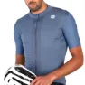 Sportful Strike Korta ärmar Cykeltröja, Blue sea / black, XXL