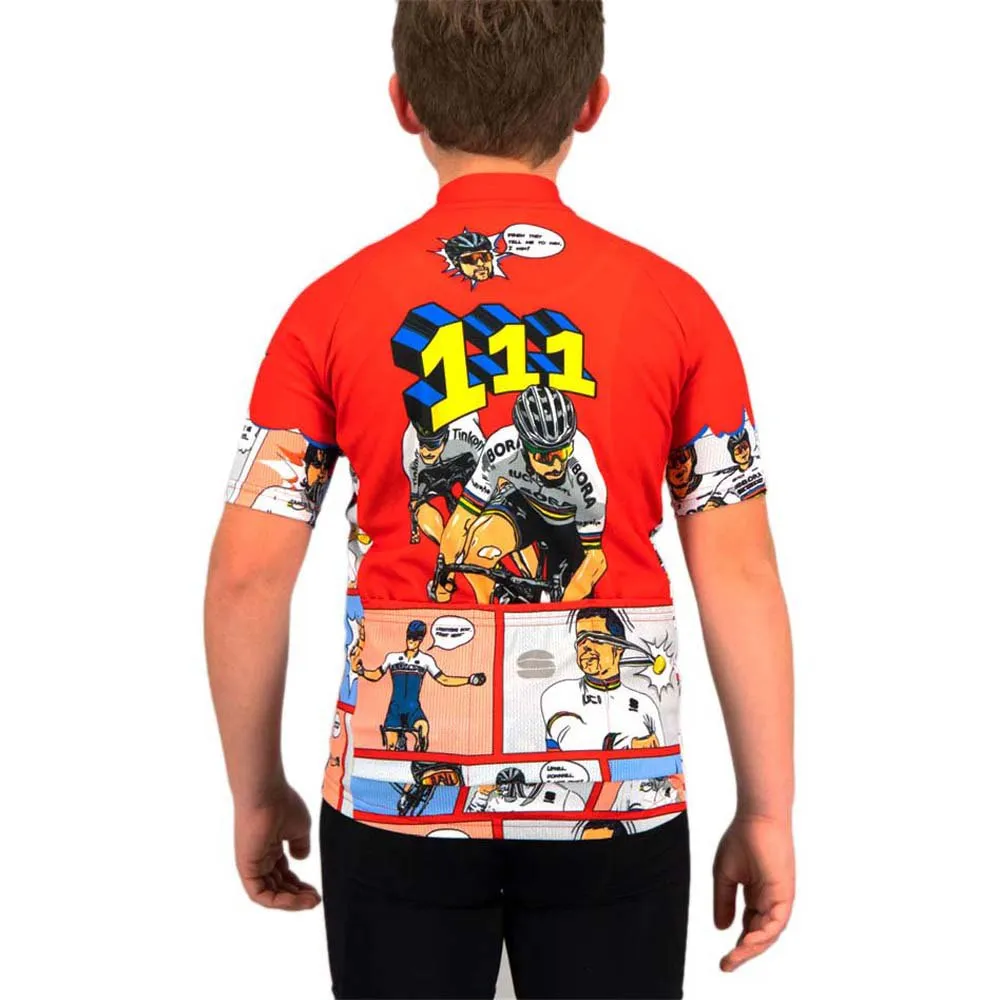 Sportful Super Peter Korta ärmar Cykeltröja, Red