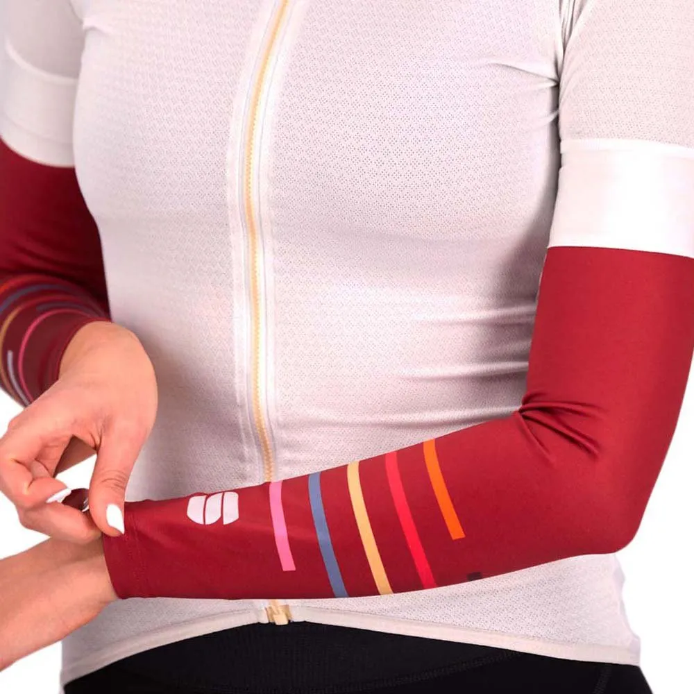 Sportful Thermodrytex Armvärmare, Red rumba / multicolor