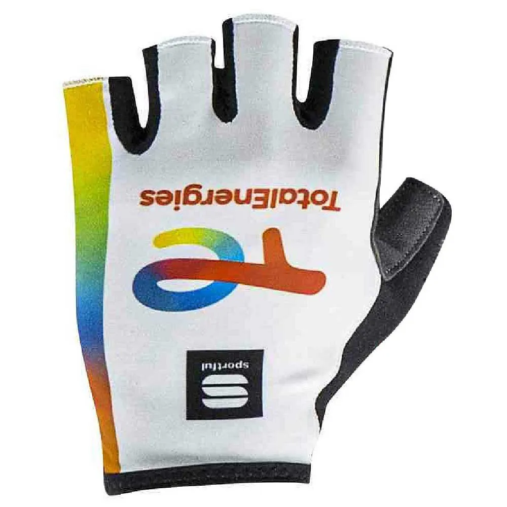 Sportful Total Energies Race Team Korta Handskar, White