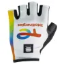 Sportful Total Energies Race Team Korta Handskar, White