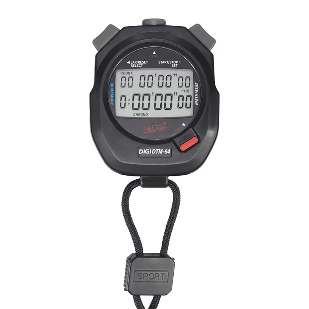 Sporti France C-30 Stoppur unisex, Black, One Size
