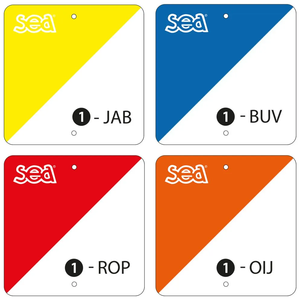 Sporti France Orienteringsmarkörer Set 40 Enheter, Multicolor, One Size