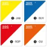Sporti France Orienteringsmarkörer Set 40 Enheter, Multicolor, One Size