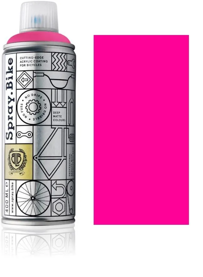 Spray Bike Spray.Bike sprayfärg 400 ml fluorescerende gul Spray Bike Spray.Bike sprayfärg 400 ml fluorescerende gul