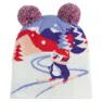 Spyder Bitsy Penguin Double Pom Mössa, Multi, M/L