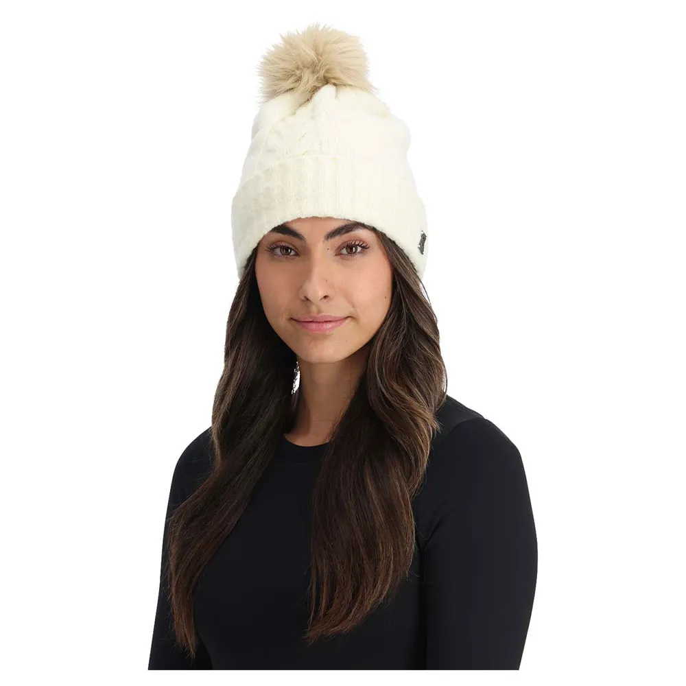 Spyder Plait Pom Mössa, Vanilla lat