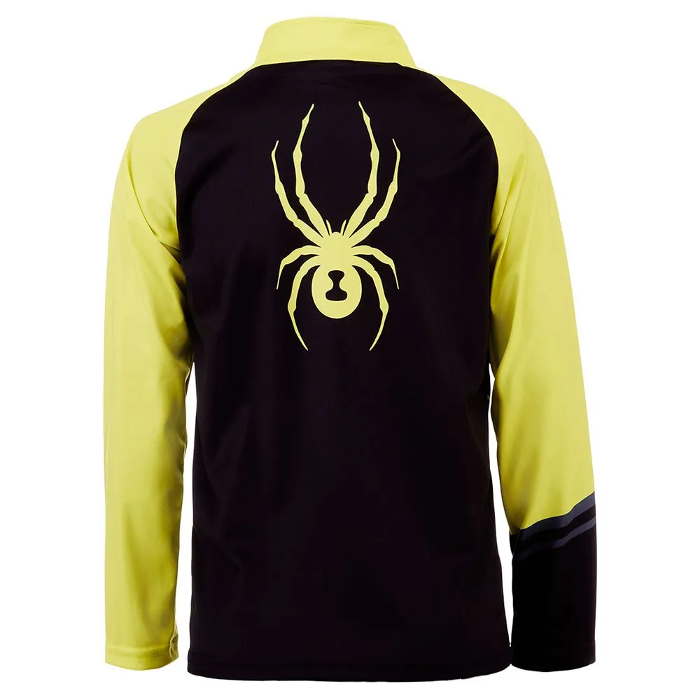 Spyder Web Tröja Med Halv Dragkedja, Black cts, XL