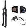 SR Suntour Axonwerx Pcs Rl-rc 15ql Ti Carbon 1 1/8´´ Sl 255 Ahead Mtb-gaffel, Black, 29", 100mm