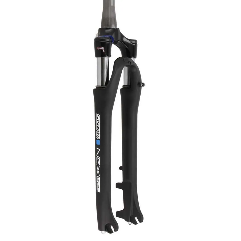 SR Suntour Nex E-25 Nlo Ds Tapered 9mm Mtb-gaffel, Matte Black, 28" - 700C, 63mm