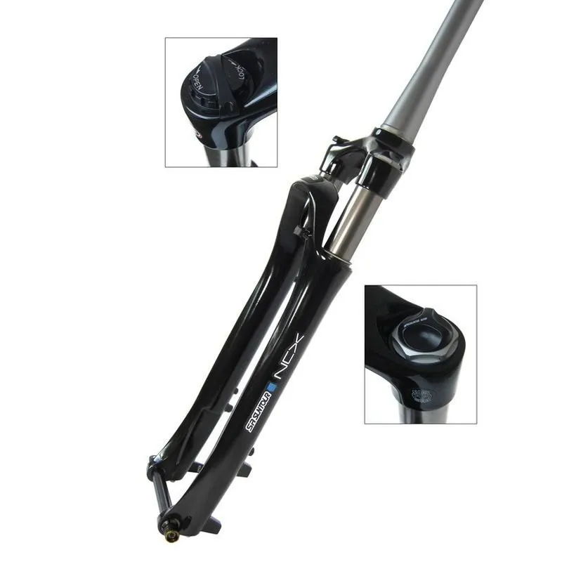 SR Suntour Sf17 Ncx D Air Lo 15qlc32s A-head Gravelgaffel, Black, 28" - 700C, 63mm