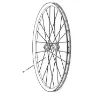 SRAM 404 B1single Rim+1 Extra Decal Klistermärken, Black, One Size